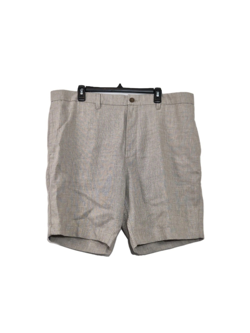 Caribbean Shorts Men's Size 42 Linen Cotton Blend Tan NWT